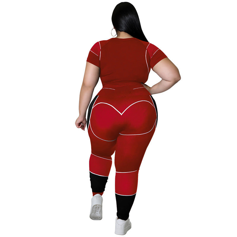 Sammy Jackson™ Alessandra Plus Size Sportset | Sportief & Stijlvol
