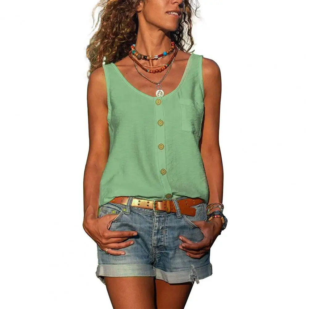 Sammy Jackson™ Raquel Top | Mouwloos & Stijlvol