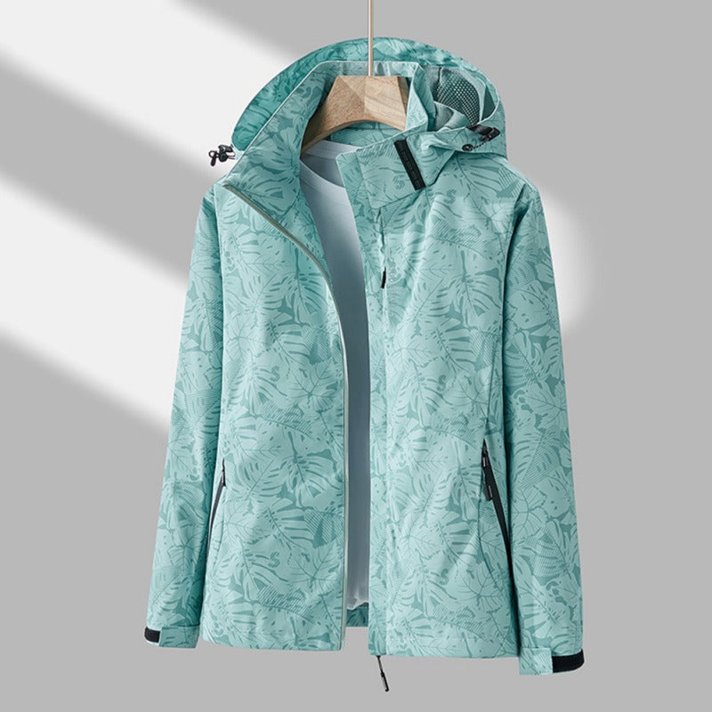 Water- en Winddichte Damesjas met Capuchon – Yara