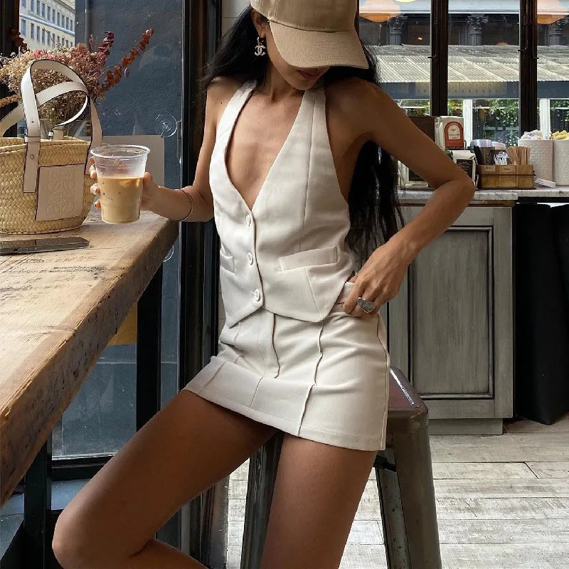 Luchtige kantooroutfit voor dames - Nayeli