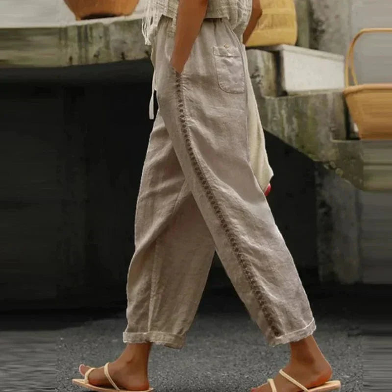 Boho Dames Zomerbroek met Print – Solea