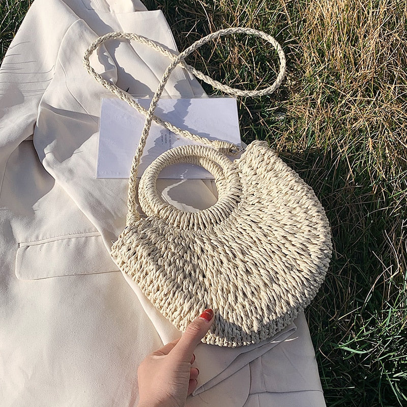 Sammy Jackson™ Romy Rieten Schoudertas | Een zomerse & elegante tas voor dames