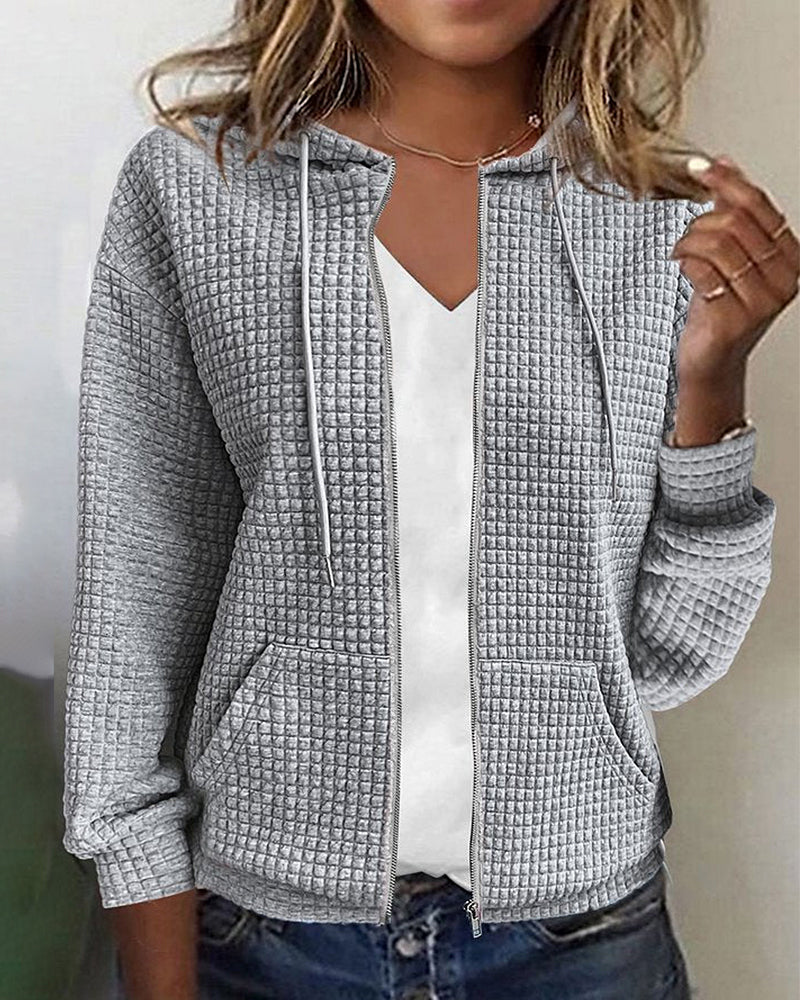 Casual Damesvest met Capuchon – Elvira