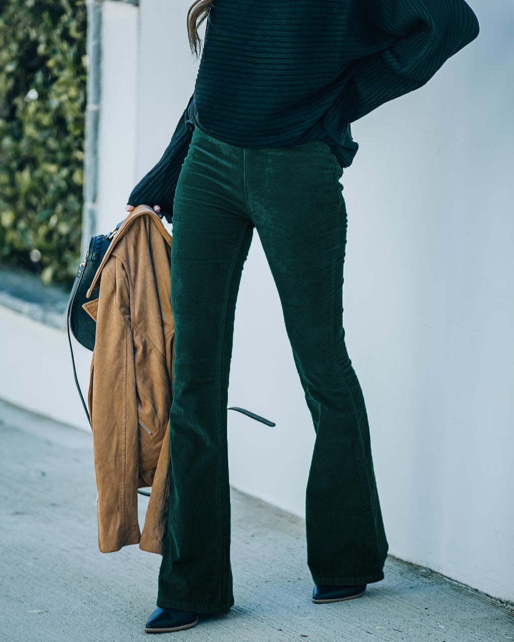 Flared Damesbroek met Stretch – Noelle