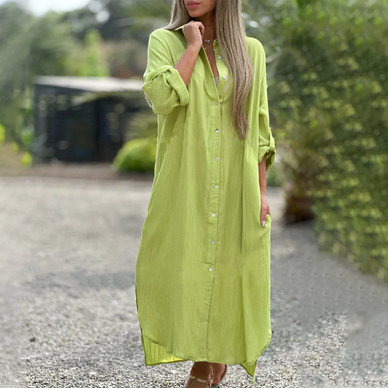Luchtige Polo-Shirtjurk Dames – Marlene