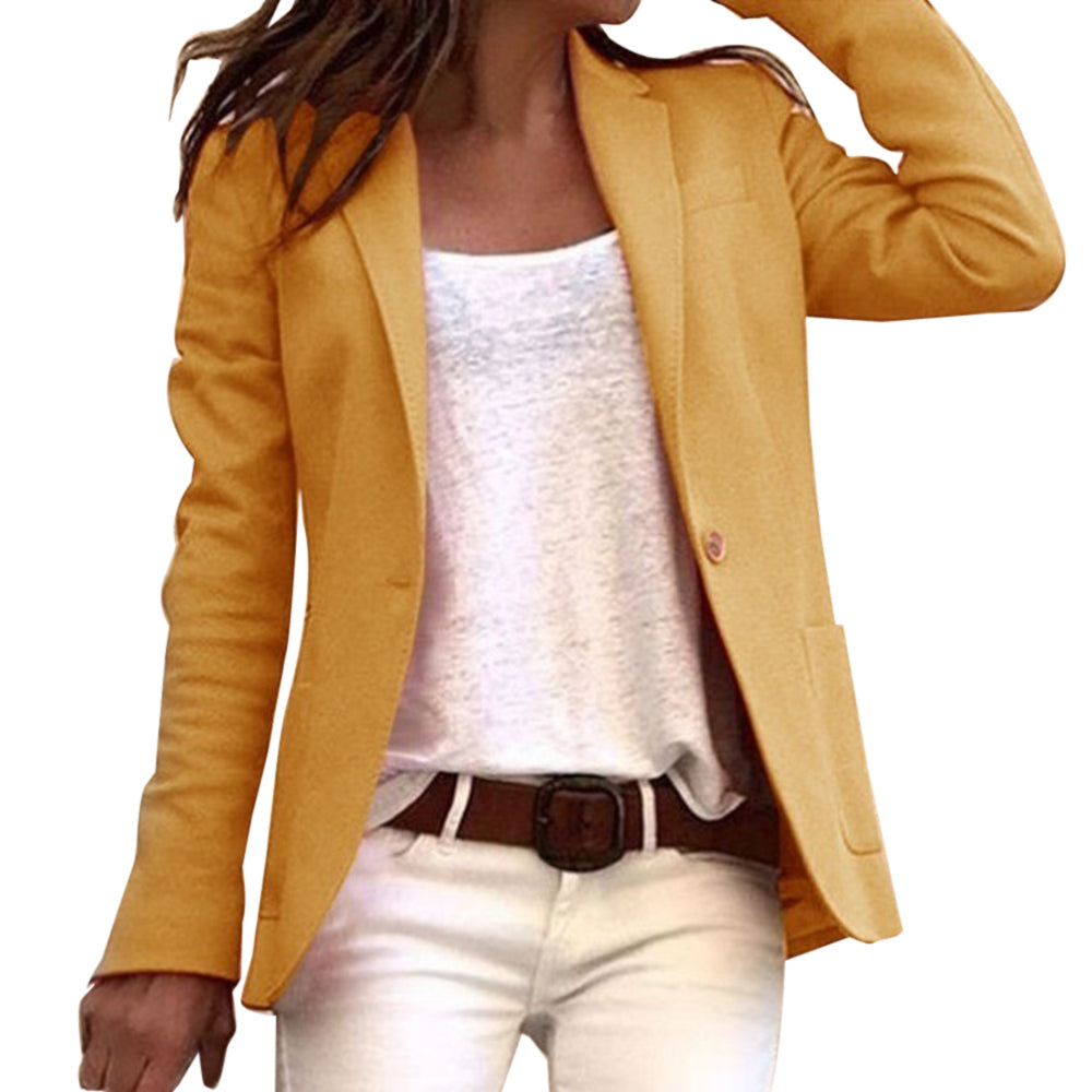 Lichte dames blazer met reverskraag – Maris