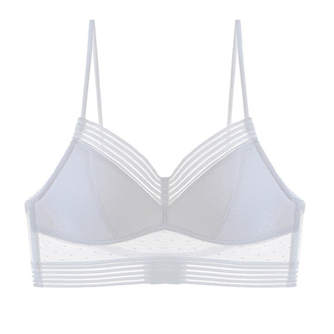 Rugloze BH | Met trendy stippenmesh